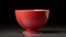 Hanya Cup: Red Egg Cup With Photorealistic Pastiche Style