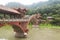 Haoshang bridge mahao river leshan china