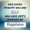 Happiness quote for happy and successful life