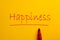 Happiness Word Concept