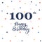 Happy 100th birthday