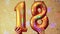Happy 18 birthday, beautiful number balloons