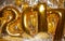 Happy 2017 gold New Year Balloons