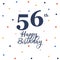 Happy 56th birthday