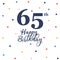 Happy 65th birthday