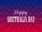 Happy Australia day 26 january. Festive background for banners and posters. Vector