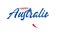 Happy Australia Day text animation Handwriting typography