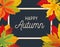 happy autumn card