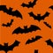 Happy bat ghost halloween party wallpaper, scream bat mysteryvector