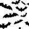 Happy bat ghost halloween party wallpaper scream vector illustration