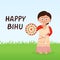 Happy Bihu festival card
