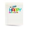 Happy Birthday Colorful Transparent Text