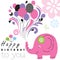 Happy birthday elephant illustration