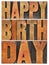 Happy birthday greeting card