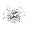 Happy birthday transparent Text background download Free.