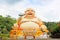 Happy Buddha Statue At Guan Yin Temple, Hatyai Municipal Park, Hatyai, Thailand