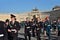 Happy cadets after the end of the rehearsal of the Victory Parad