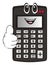 Happy calculator with one hand