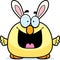 Happy Cartoon Easter Bunny Chick