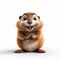Happy Cartoon Ground Squirrel 4k Photo In Artgerm Style