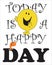 happy cartoon icon print vector