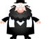 Happy Cartoon Rabbi