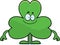 Happy Cartoon Shamrock