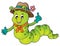 Happy caterpillar theme image 1