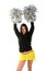 Happy cheerleader