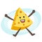 Happy Cheese Character jumping