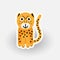 Happy Cheetah cartoon character