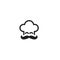 Happy chef using hat logo icon template Vector illustration design