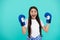 happy child boxer celebrate success in boxing gloves during sport training, happiness