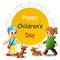Happy Children`s Day for International Children Celebration