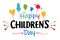 Happy Childrens Day illustration