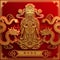 Happy chinese new year 2024 the dragon zodiac sign