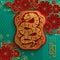 Happy chinese new year 2025 year of the snake zodiac sign.