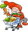 Happy Christmas Elf on Shopping Tour