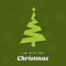 Happy Christmas. Happy New Year. Merry christmas. Green X-mas on