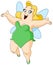 Happy chubby fairy