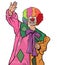 Happy Colorful Clown
