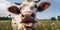 happy cows on eco farm, organic food, milk, Generative AI