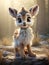 happy cute funny perfect beautiful playful joyful adorable pretty animated reindeer fawn stag, nature animated, wildlife