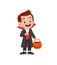 happy cute little kid boy and girl celebrate halloween wears dracula vampire costume with cape