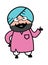 Happy Cute Sardar Cartoon Illustration