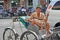 Happy Cyclo Driver at Ben Tanh Market.