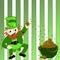 Happy Dancing Leprechaun - Pot of Gold Background