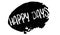 Happy Days rubber stamp