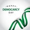 Happy Democracy Day Vector Template Design Illustration