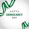 Happy Democracy Day Vector Template Design Illustration